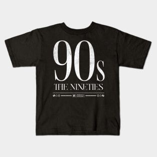 90s Nostalgia: Retro Music & TV Tribute Kids T-Shirt